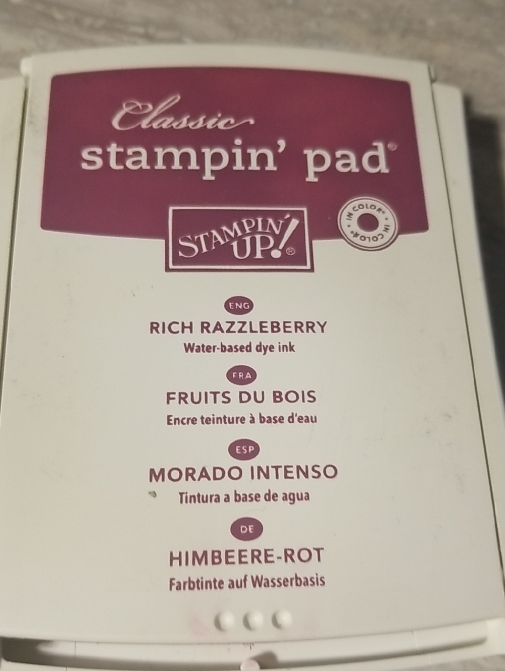 Stampin' Up! Rich Razzleberry Ink Pad